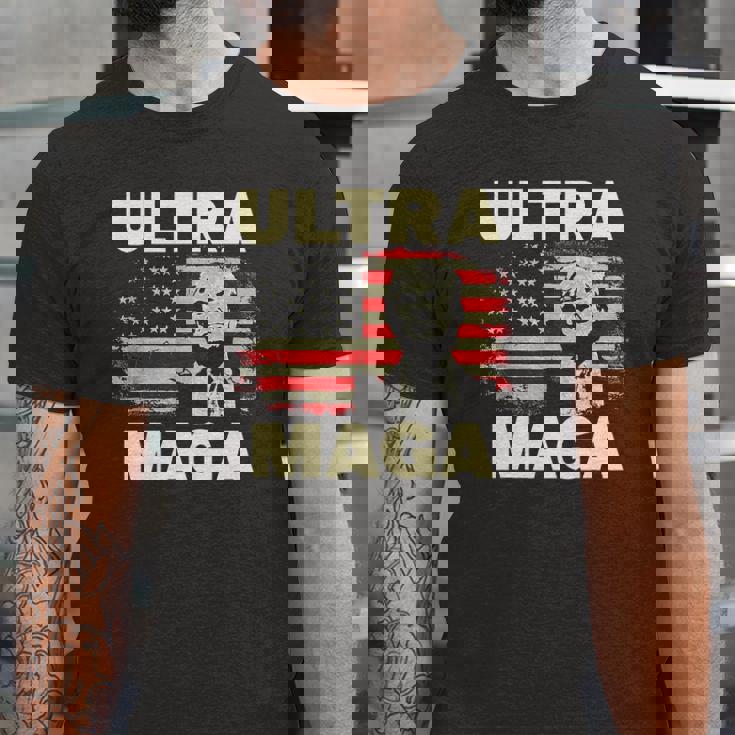 Ultra Maga Proud Ultra-Maga Usa Flag Jersey T-Shirt