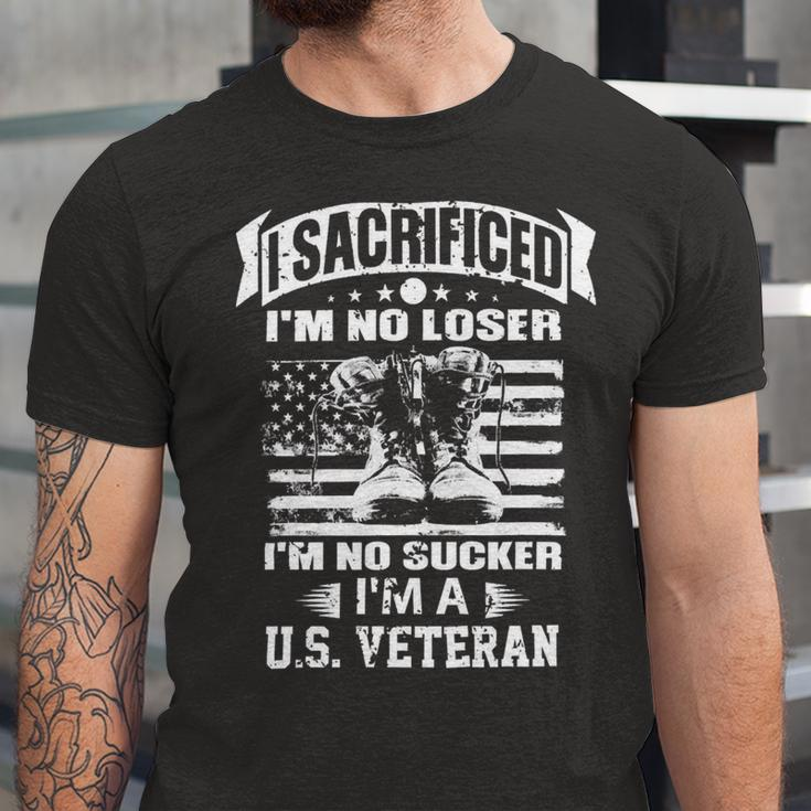 Veteran American Promilitary Us Soldiers Veterans Patriotics 186 Navy Soldier Army Military Unisex Jersey Short Sleeve Crewneck Tshirt