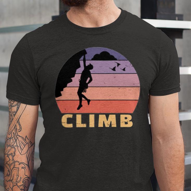 Vintage Retro Rock Climber 174 Shirt Unisex Jersey Short Sleeve Crewneck Tshirt