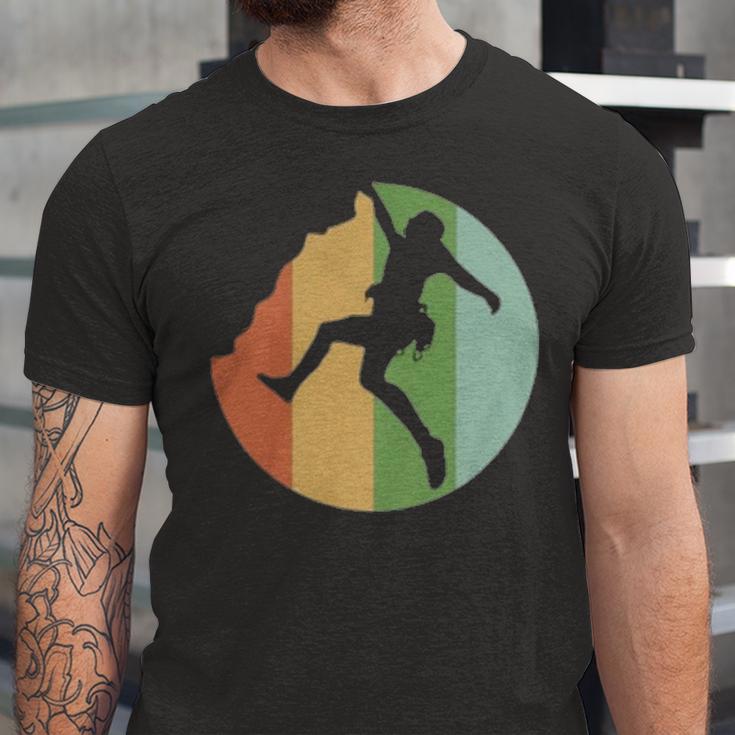 Vintage Retro Rock Climber 177 Shirt Unisex Jersey Short Sleeve Crewneck Tshirt