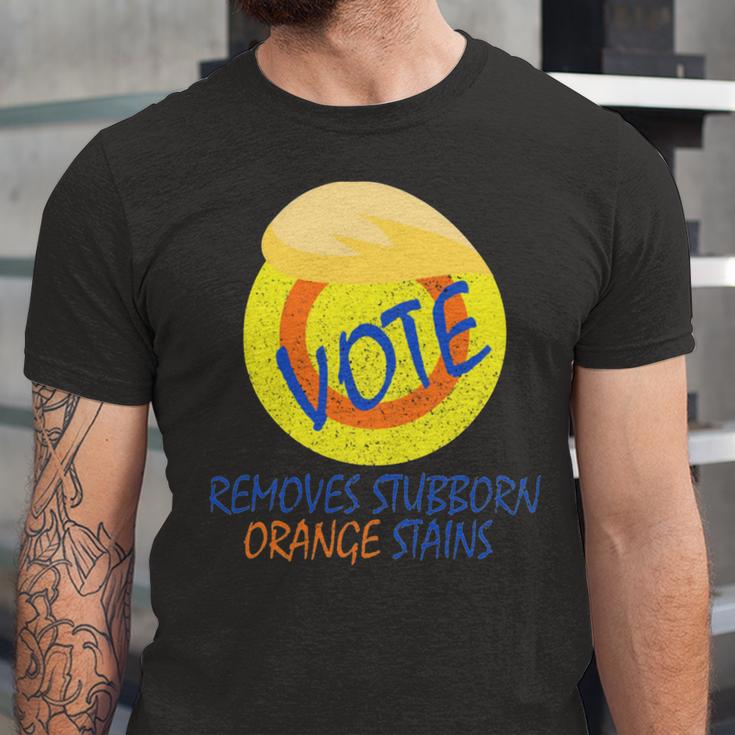 Vote Removes Stubborn Orange Stains 902 Shirt Unisex Jersey Short Sleeve Crewneck Tshirt