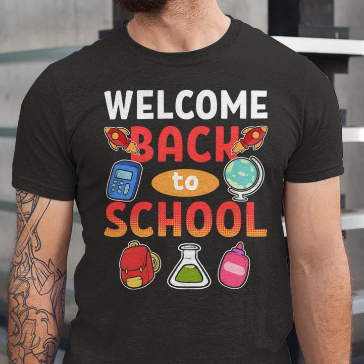 Welcome Back To School School Party 483 Shirt Unisex Jersey Short Sleeve Crewneck Tshirt