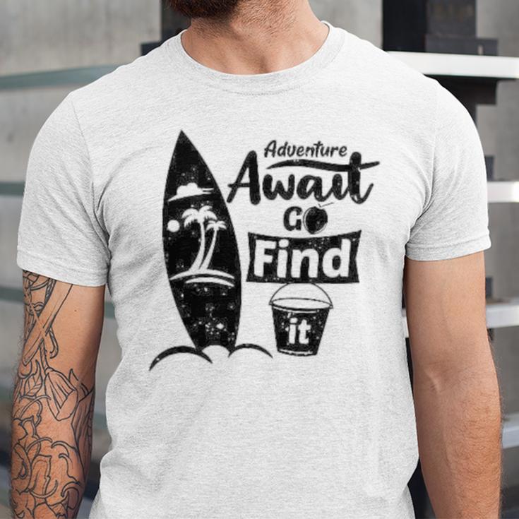 Adventure Await Go Find Itsummer Shirt Travel Tee Adventure Shirts Action Shirt Funny Tees Graphic Tees Unisex Jersey Short Sleeve Crewneck Tshirt