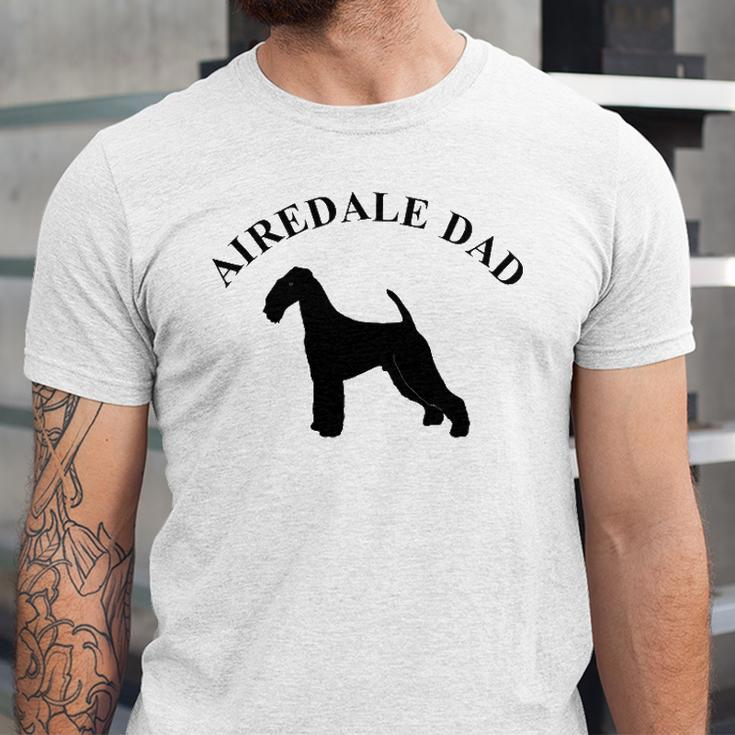 Airedale Dad Airedale Terrier Owner Jersey T-Shirt