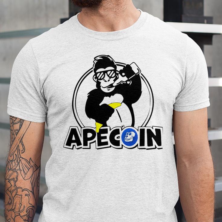 Apecoin Funny Unisex Jersey Short Sleeve Crewneck Tshirt