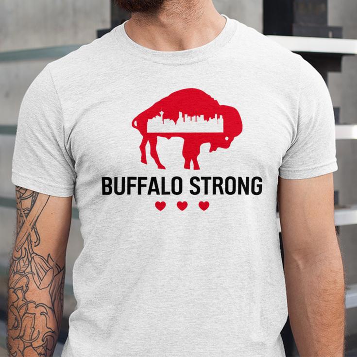 Buffalo Strong Pray For Buffalo Buffalo Strong Unisex Jersey Short Sleeve Crewneck Tshirt