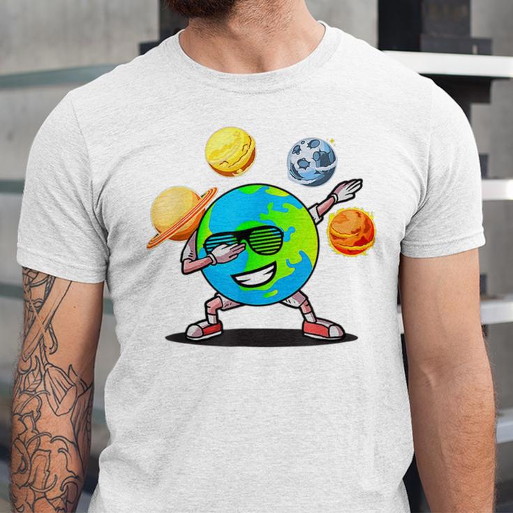 Dabbing Earth Day Unisex Jersey Short Sleeve Crewneck Tshirt