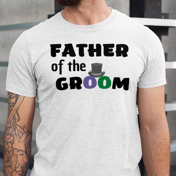 Father Of The Groom Wedding Collection Engagement Party Unisex Jersey Short Sleeve Crewneck Tshirt