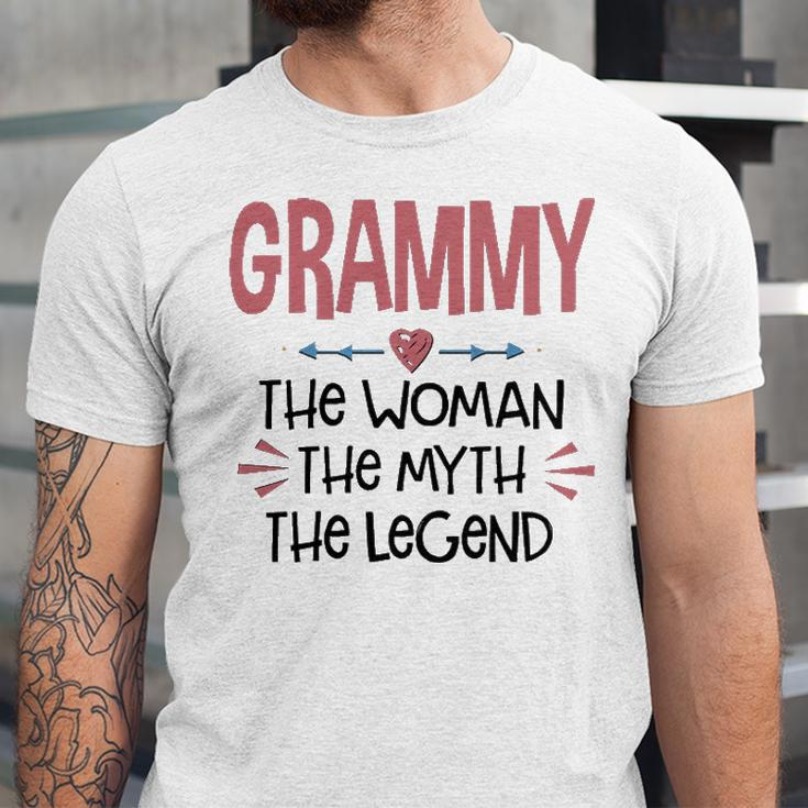 Grammy Grandma Gift Grammy The Woman The Myth The Legend Unisex Jersey Short Sleeve Crewneck Tshirt