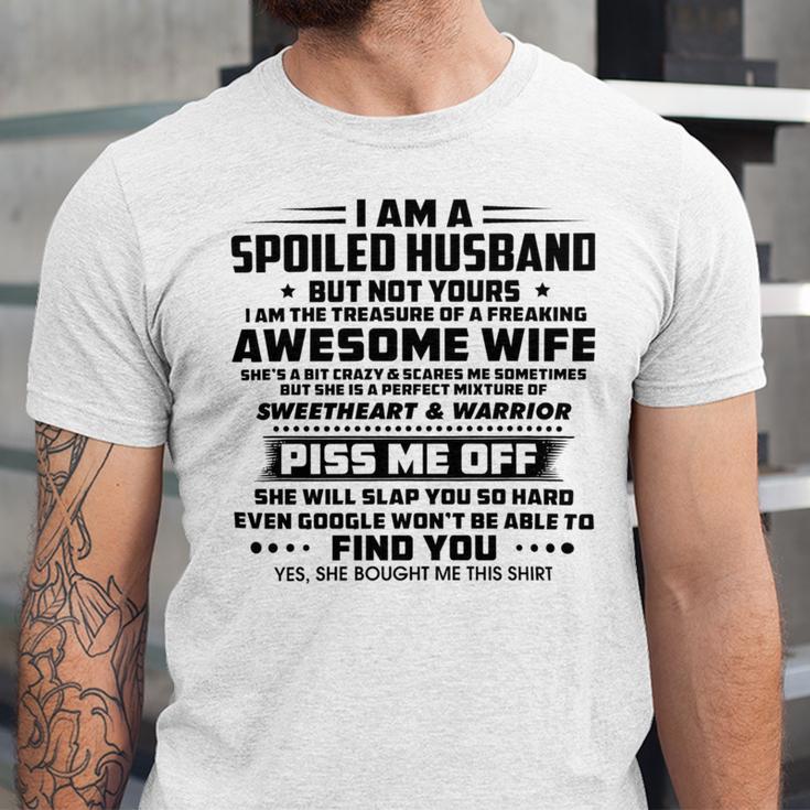 I Am A Spoiled Husband But Not Yours V2 Unisex Jersey Short Sleeve Crewneck Tshirt