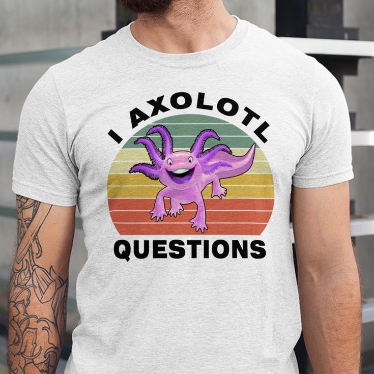 I Axlotl Questions Cute Axlotl V2 Unisex Jersey Short Sleeve Crewneck Tshirt