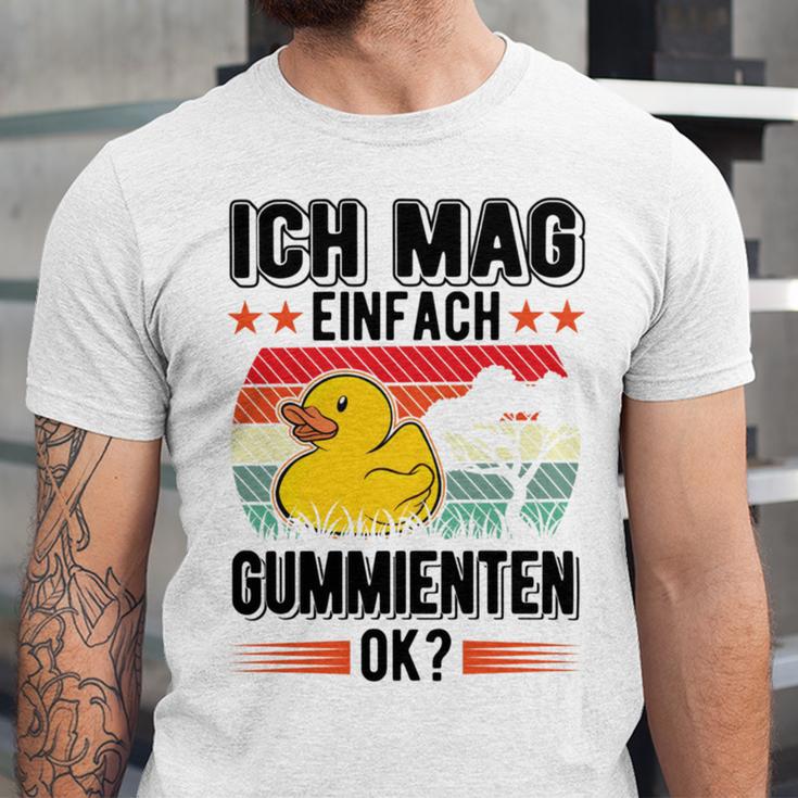 Ich Mag Einfach Gummienten Badeente Unisex Jersey Short Sleeve Crewneck Tshirt