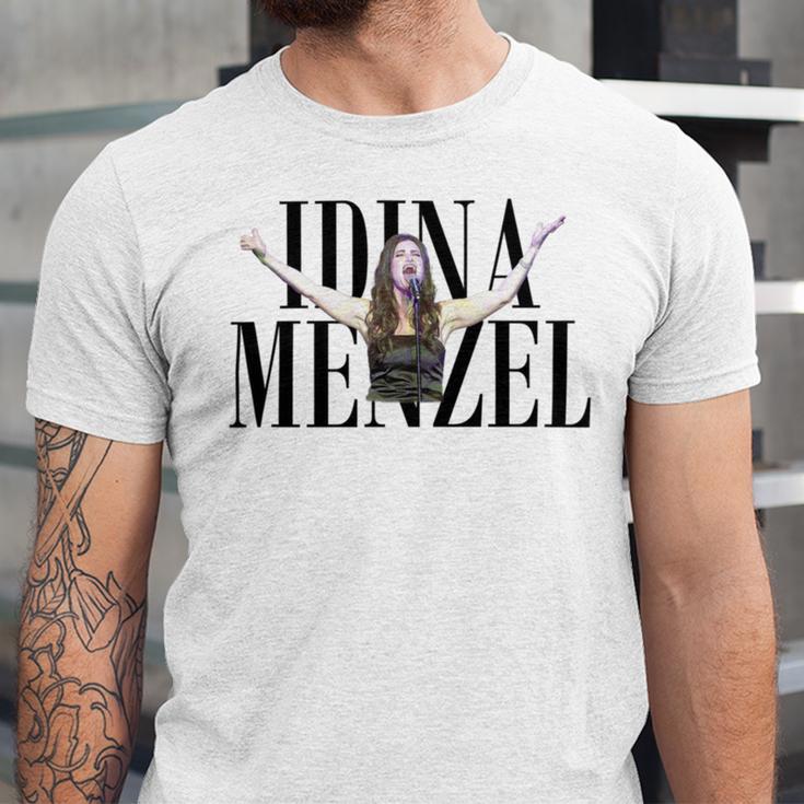 Idina Menzel Unisex Jersey Short Sleeve Crewneck Tshirt