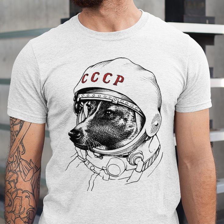 Laika Space Traveler Unisex Jersey Short Sleeve Crewneck Tshirt