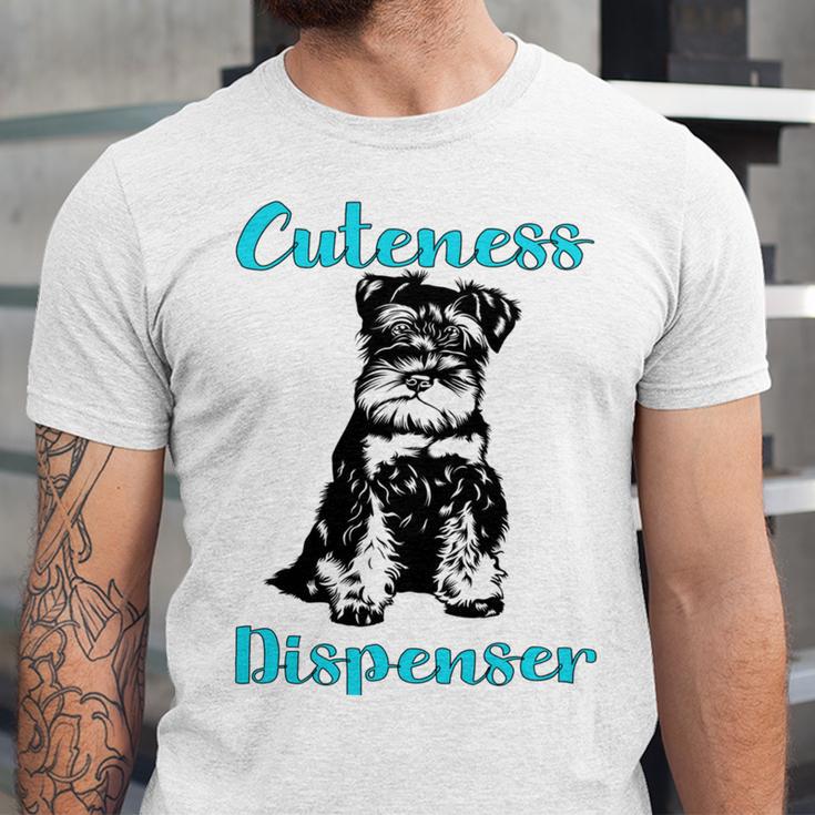 Miniature Schnauzer At Home Cuteness Dispenser Multi Tasking Dog Unisex Jersey Short Sleeve Crewneck Tshirt