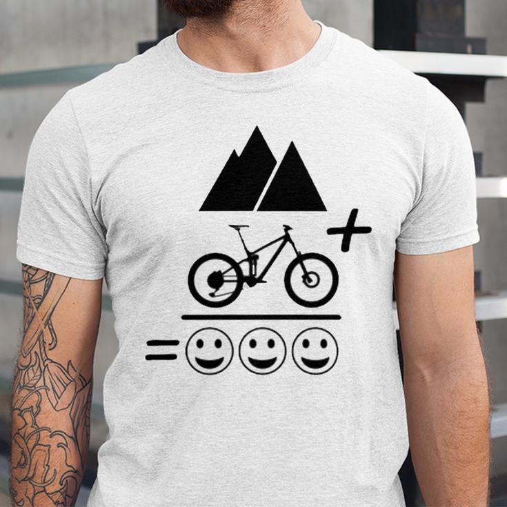 Mountain Biking Funny - Mountain Bike Happiness 194 Shirt Unisex Jersey Short Sleeve Crewneck Tshirt