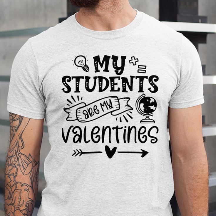 My Students Are My Valentine 142 Trending Shirt Unisex Jersey Short Sleeve Crewneck Tshirt