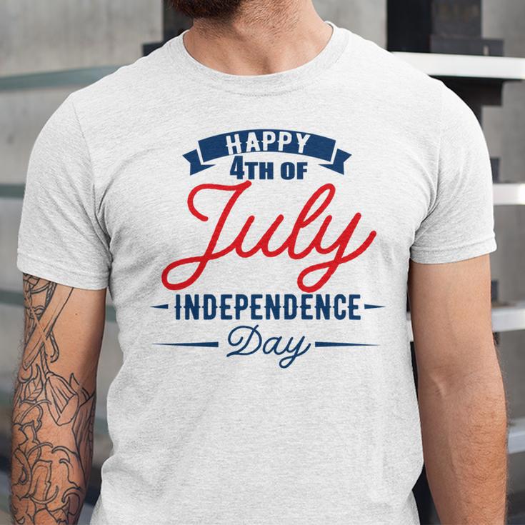 Official Happy 4Th Of July Independence Day Unisex Jersey Short Sleeve Crewneck Tshirt