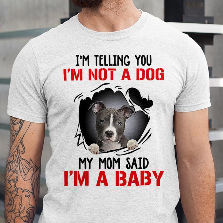 Pitbull Im Telling You Im Not A Dog 789 Shirt Unisex Jersey Short Sleeve Crewneck Tshirt