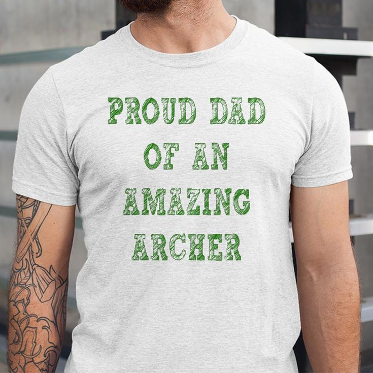 Proud Dad Of An Amazing Archer School Pride Jersey T-Shirt