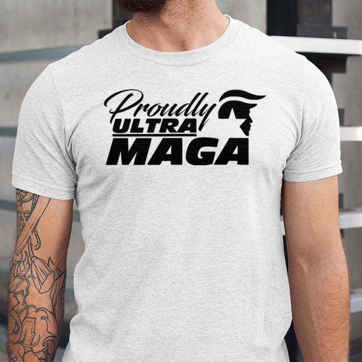 Proudly Ultra Maga Decallets Go Brandontrump Was Rightmandate Freedom Sticker Unisex Jersey Short Sleeve Crewneck Tshirt