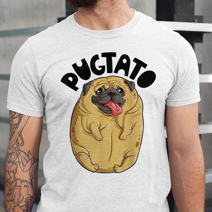 Pugtato Pug Potato Dog Lovers Costume Funny Meme Gifts Unisex Jersey Short Sleeve Crewneck Tshirt