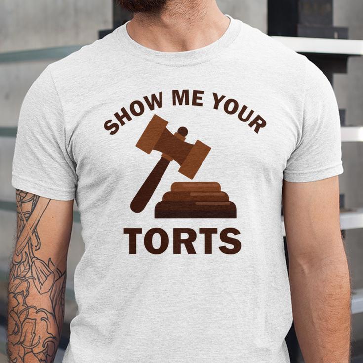 Show Me Your Torts V2 Unisex Jersey Short Sleeve Crewneck Tshirt