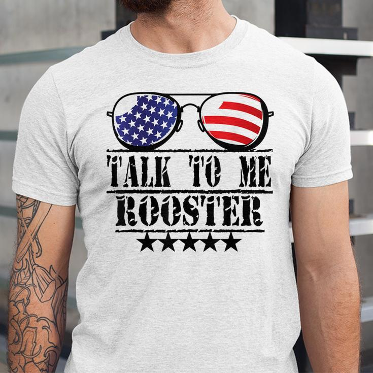 Talk To Me Rooster Unisex Jersey Short Sleeve Crewneck Tshirt