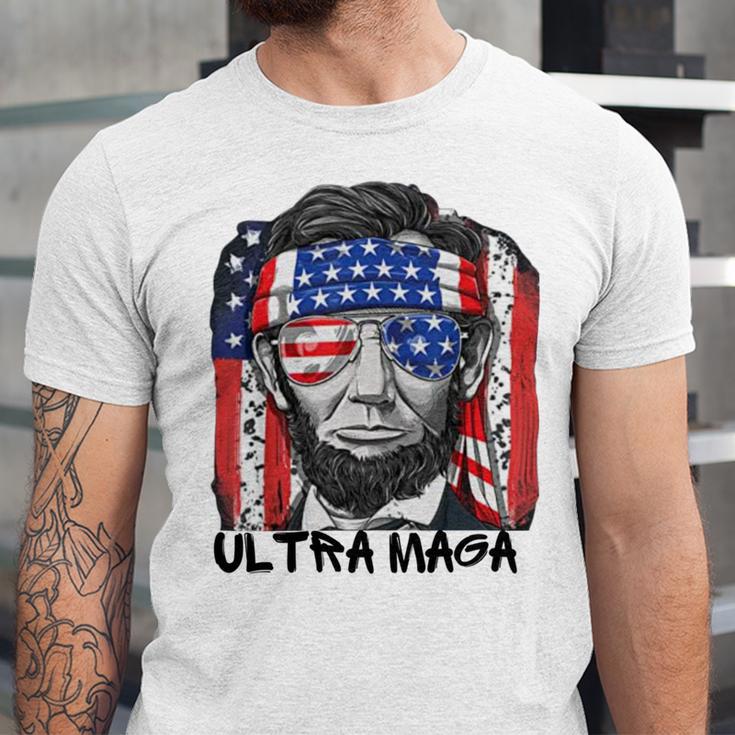 Ultra Maga And Proud Of It Essential Tshirt Unisex Jersey Short Sleeve Crewneck Tshirt