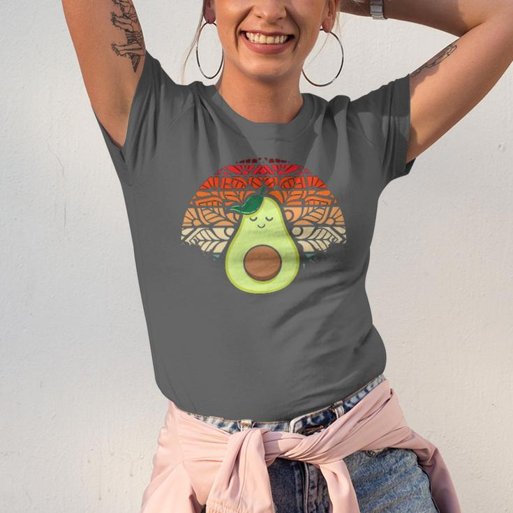 Avocado Yoga Pose Meditation Vegan Meditation Jersey T-Shirt