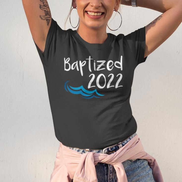 2022 Baptized Water Baptism Christian Catholic Church Faith Jersey T-Shirt