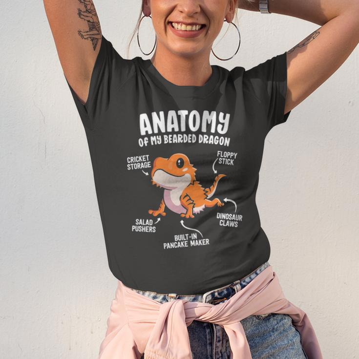 Anatomy Of A Bearded Dragon For Reptile Lover Jersey T-Shirt