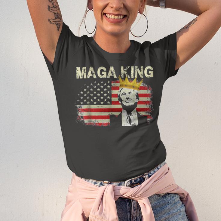 Anti Joe Biden Ultra Maga The Return Of The Great Maga King V2 Unisex Jersey Short Sleeve Crewneck Tshirt