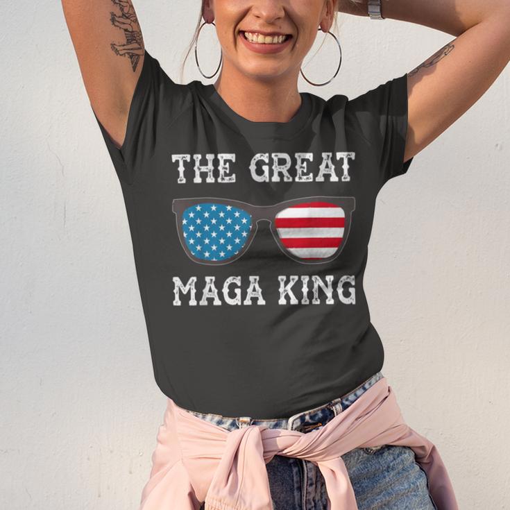 Anti Joe Biden Ultra Maga The Return Of The Great Maga King V3 Unisex Jersey Short Sleeve Crewneck Tshirt