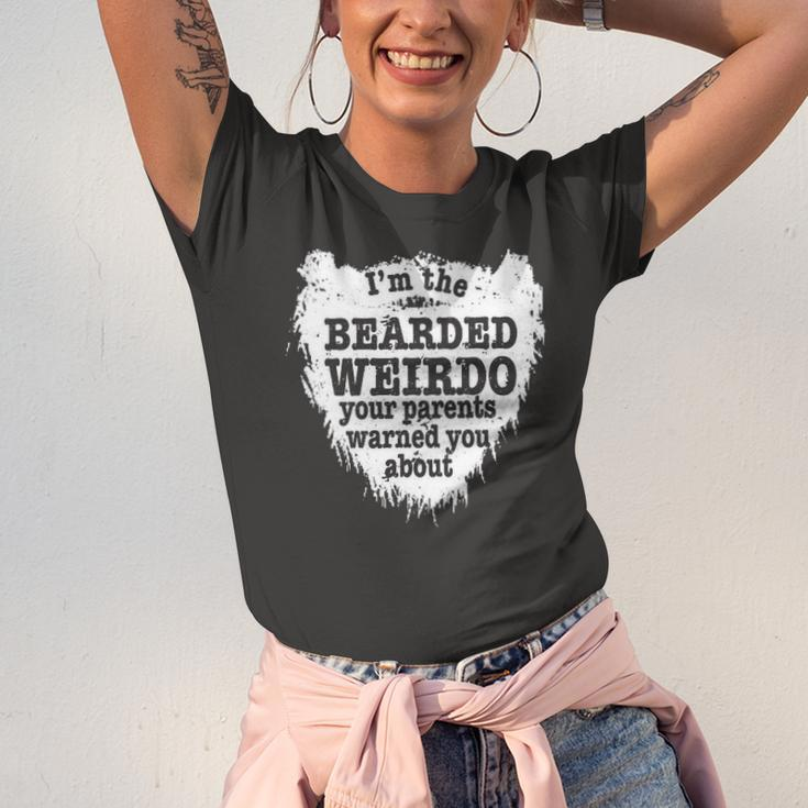 Im The Bearded Weirdo Your Parents Warned You About Jersey T-Shirt