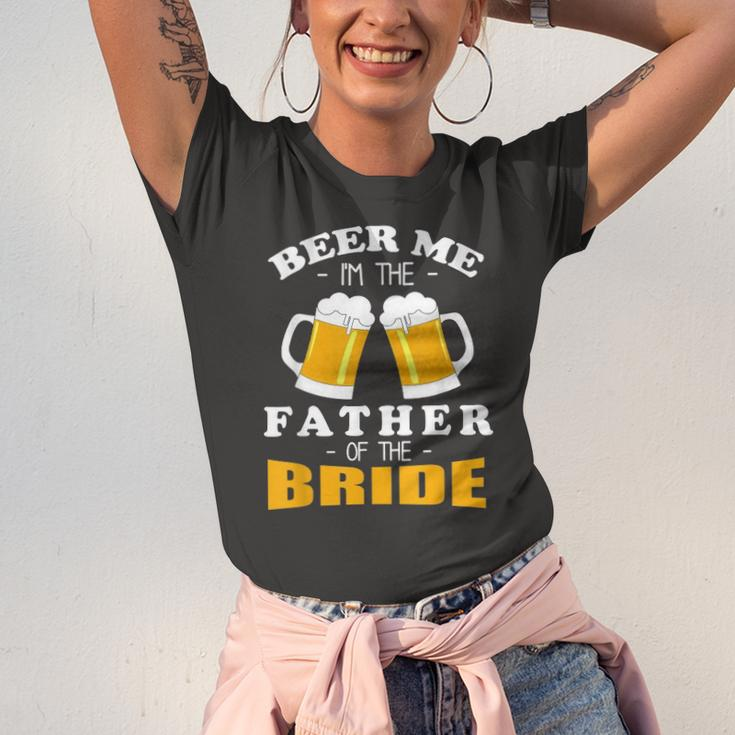 Beer Me Im The Father Of The Bride Jersey T-Shirt
