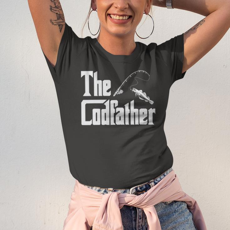 The Codfather Fish Angling Fishing Lover Humorous Jersey T-Shirt