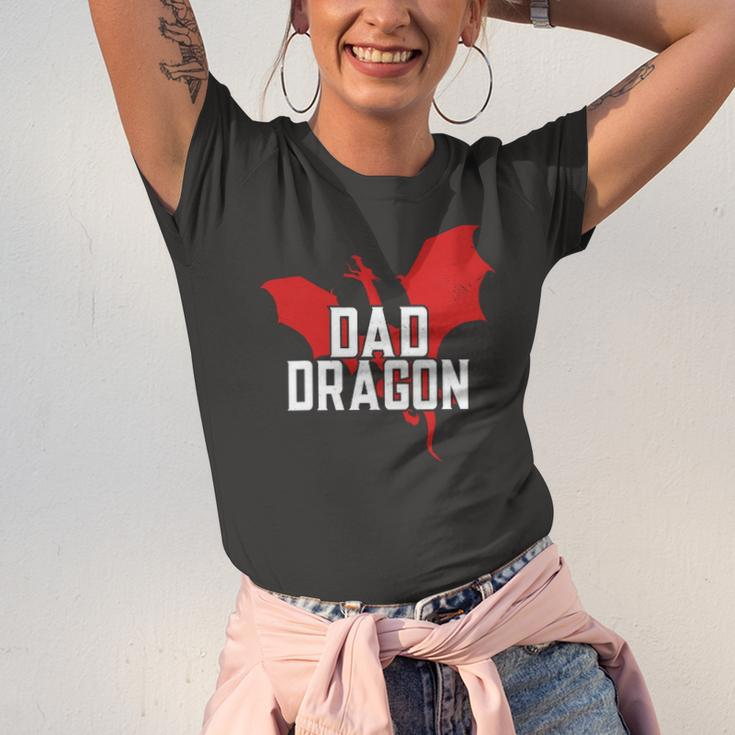 Dad Dragon Lover Fathers Day Jersey T-Shirt