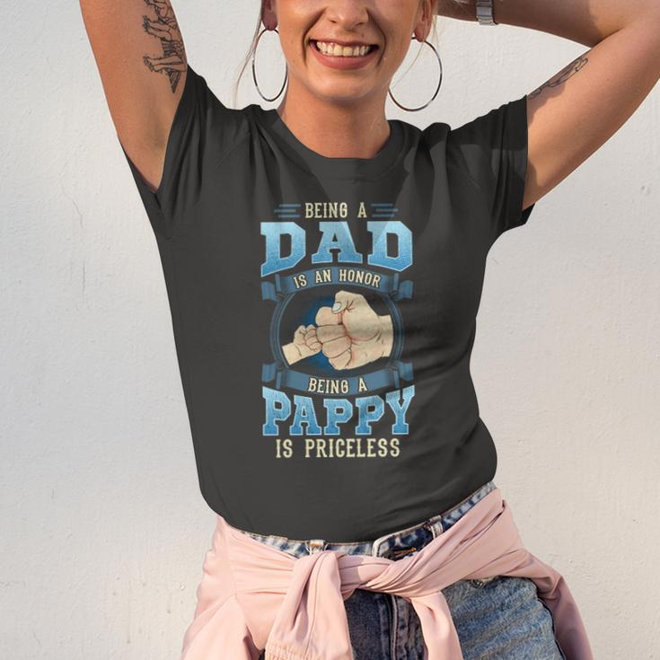 Being A Dad Is An Honor Being A Pappy Is Priceless Jersey T-Shirt