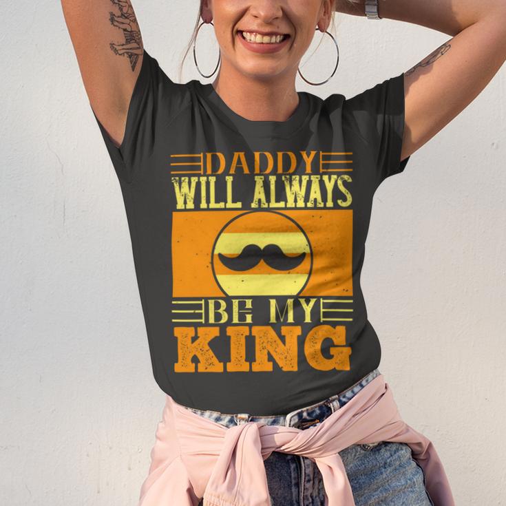 Daddy Will Always Be My King Unisex Jersey Short Sleeve Crewneck Tshirt