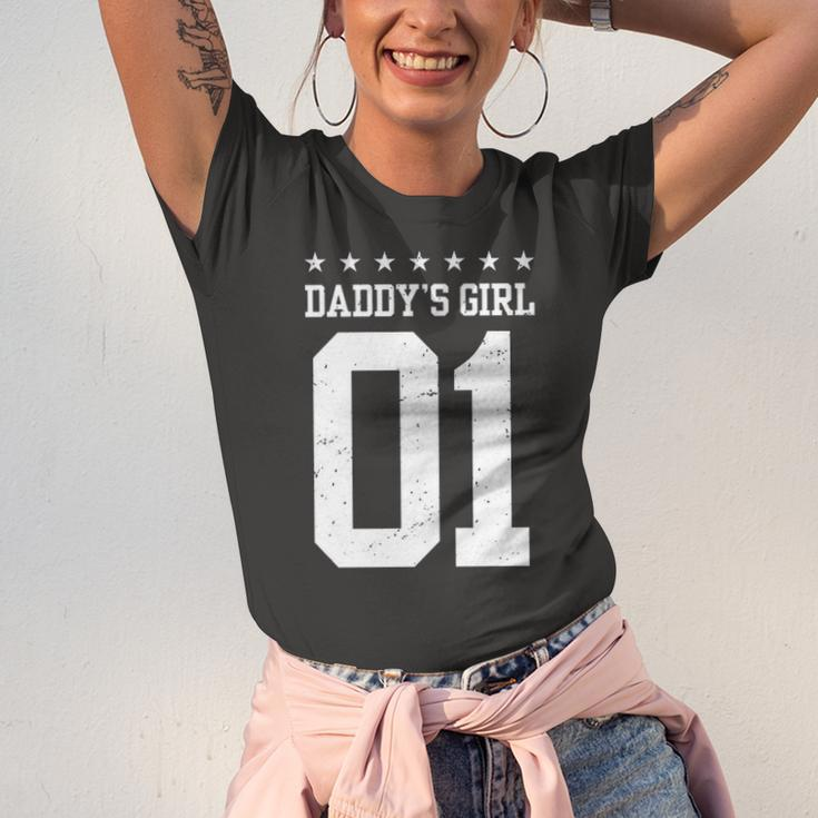 Daddys Girl 01 Matching Daughter Fathers Day Jersey T-Shirt