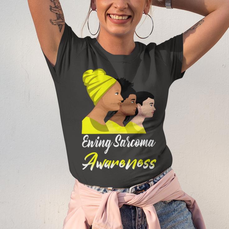 Ewings Sarcoma Awareness Yellow Women Ewings Sarcoma Ewings Sarcoma Awareness Unisex Jersey Short Sleeve Crewneck Tshirt