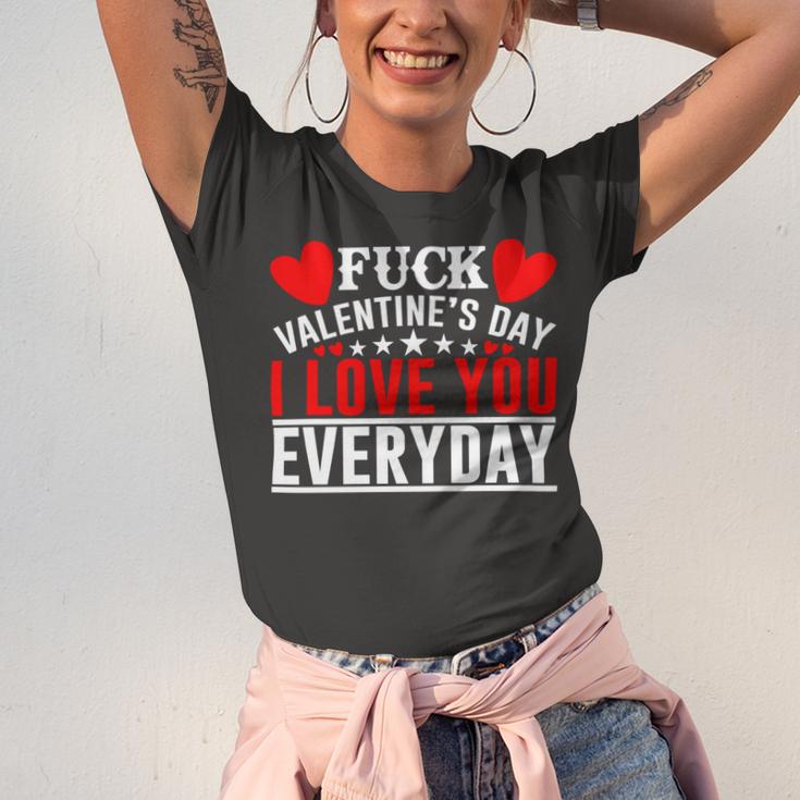 Fk Valentines Day I Love You Every Day Unisex Jersey Short Sleeve Crewneck Tshirt