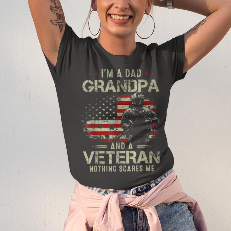 Grandpa For Fathers Day Im A Dad Grandpa Veteran Jersey T-Shirt