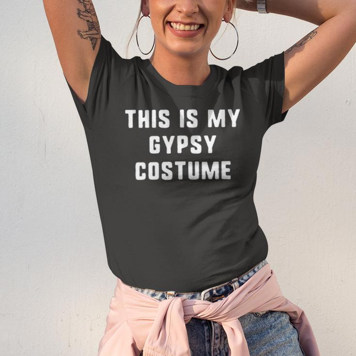 This Is My Gypsy Costume Halloween Easy Lazy Jersey T-Shirt