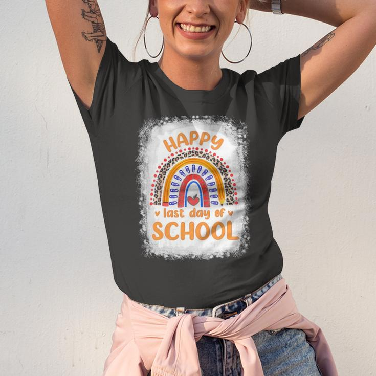 Happy Last Day Of School Rainbow Summer Vacation Jersey T-Shirt