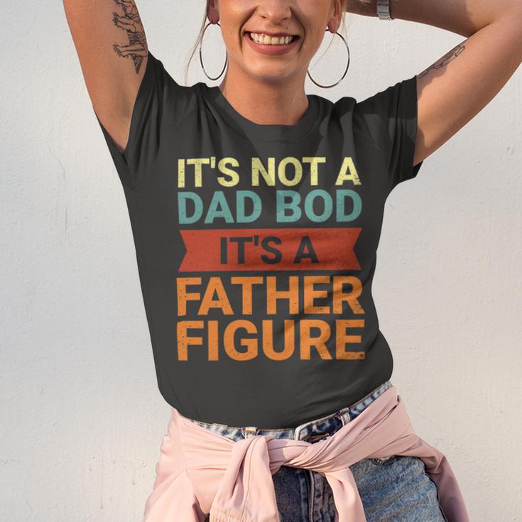 Its Not A Dad Bod Its A Father Figure Funny Retro Vintage Unisex Jersey Short Sleeve Crewneck Tshirt