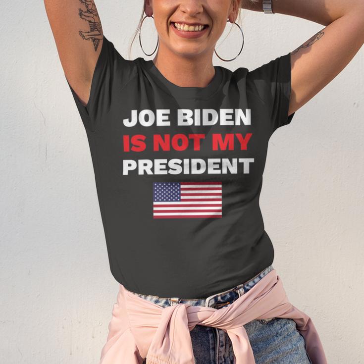 Joe Biden Is Not My President Not My President Unisex Jersey Short Sleeve Crewneck Tshirt