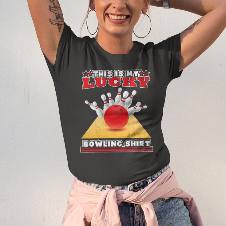 Lucky Bowling Lover Graphic For And Bowler Jersey T-Shirt