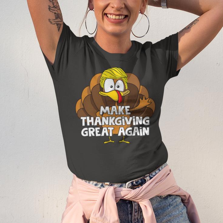 Make Thanksgiving Great Again 908 Shirt Unisex Jersey Short Sleeve Crewneck Tshirt